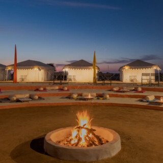Desert camp in Jaisalmer